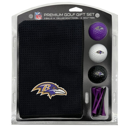 Team Golf Baltimore Ravens Golf Gift Sets - Microfiber Towel Gift Set-Color -