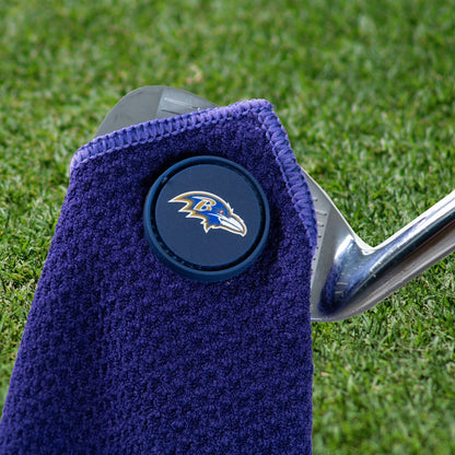 Team Golf Baltimore Ravens Magnetic Golf Towel - Team Golf USA