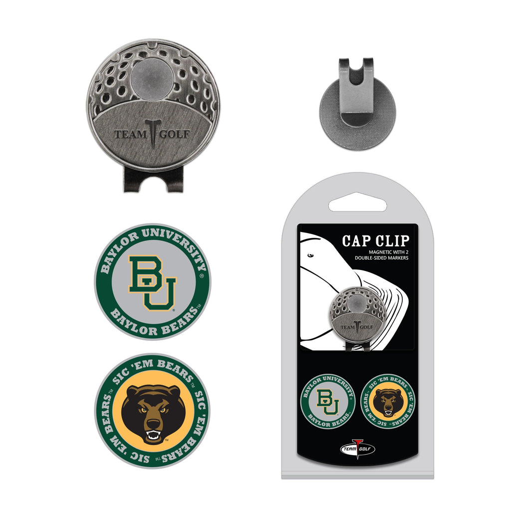 Team Golf Baylor Ball Markers - Hat Clip - 2 markers - 