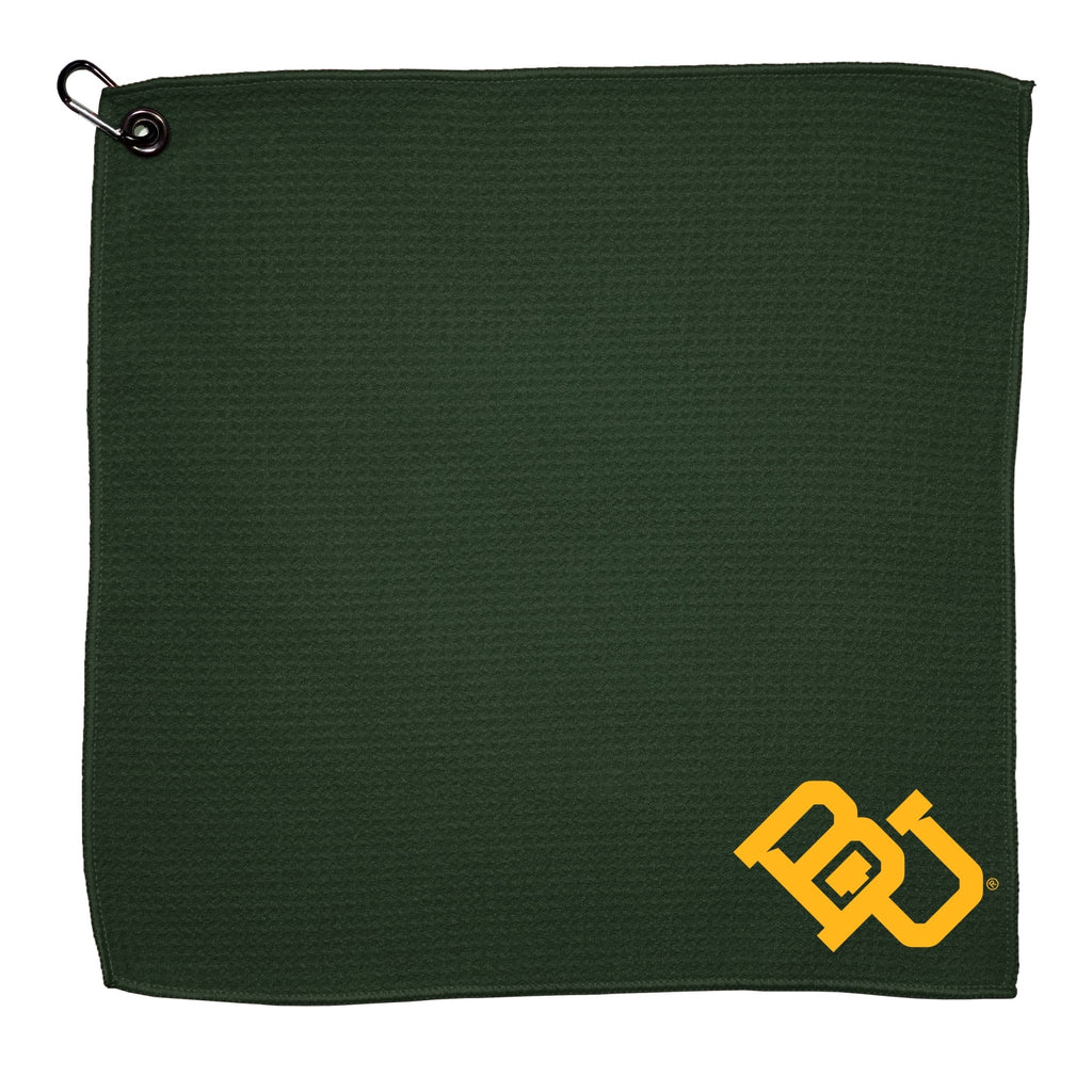 Team Golf Baylor Golf Towels - Microfiber 15X15 Color - 