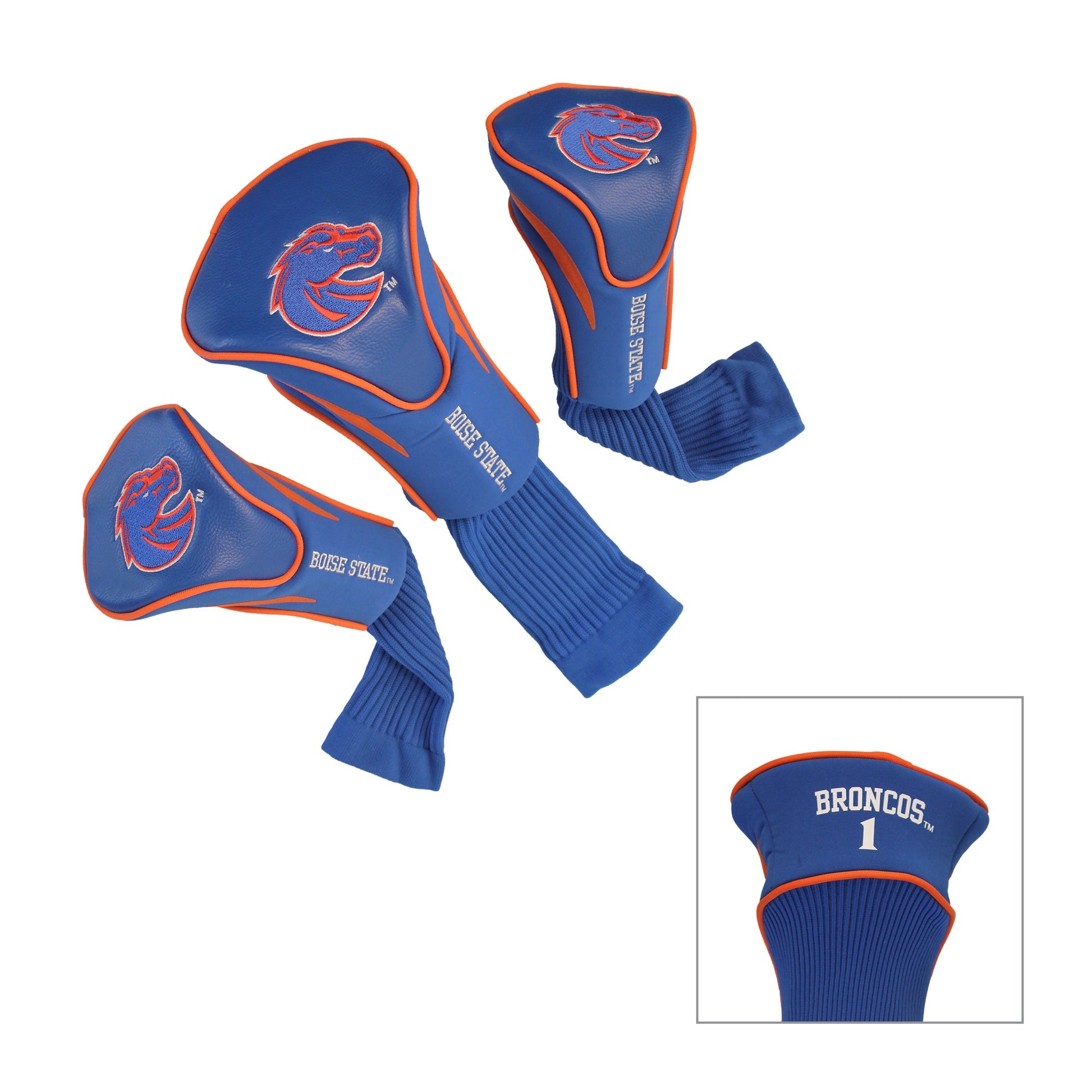 Team Golf Boise St DR/FW Headcovers - Apex Driver HC - Embroidered