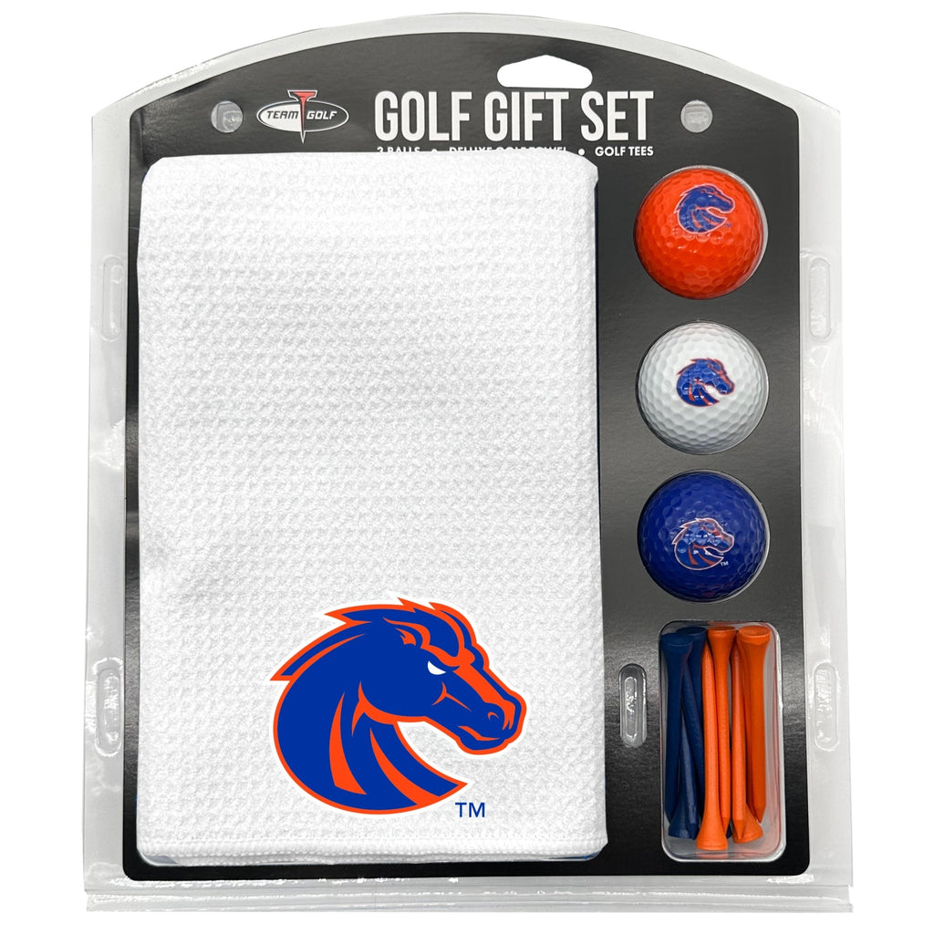 Team Golf Boise St Golf Gift Sets - Microfiber Towel Gift Set - White - 