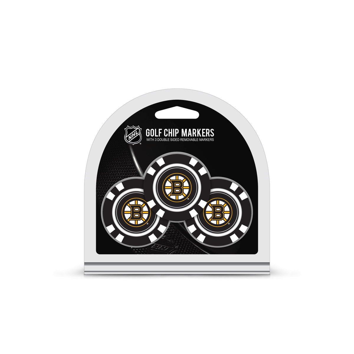 Team Golf BOS Bruins Ball Markers - 3 Pack Golf Chip Markers - 