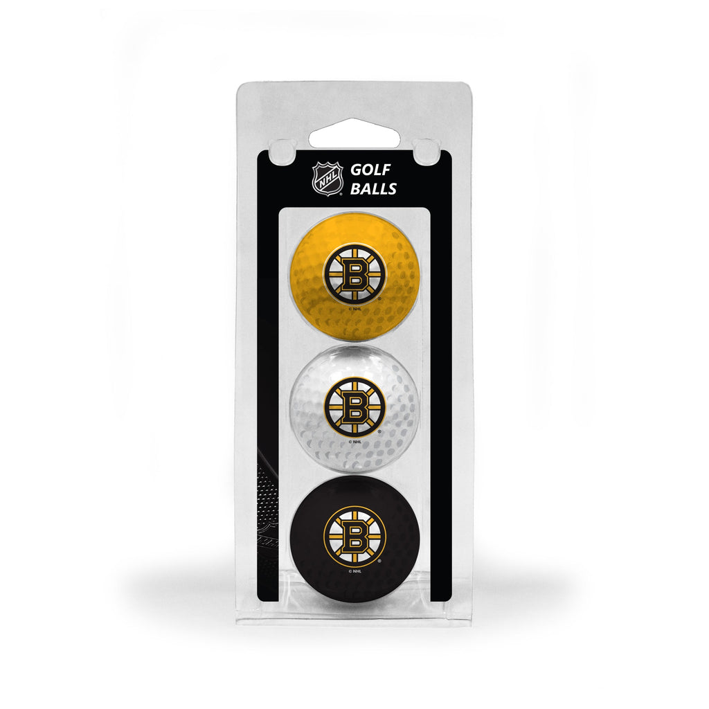 Team Golf BOS Bruins Golf Balls - 3 Pack - Team