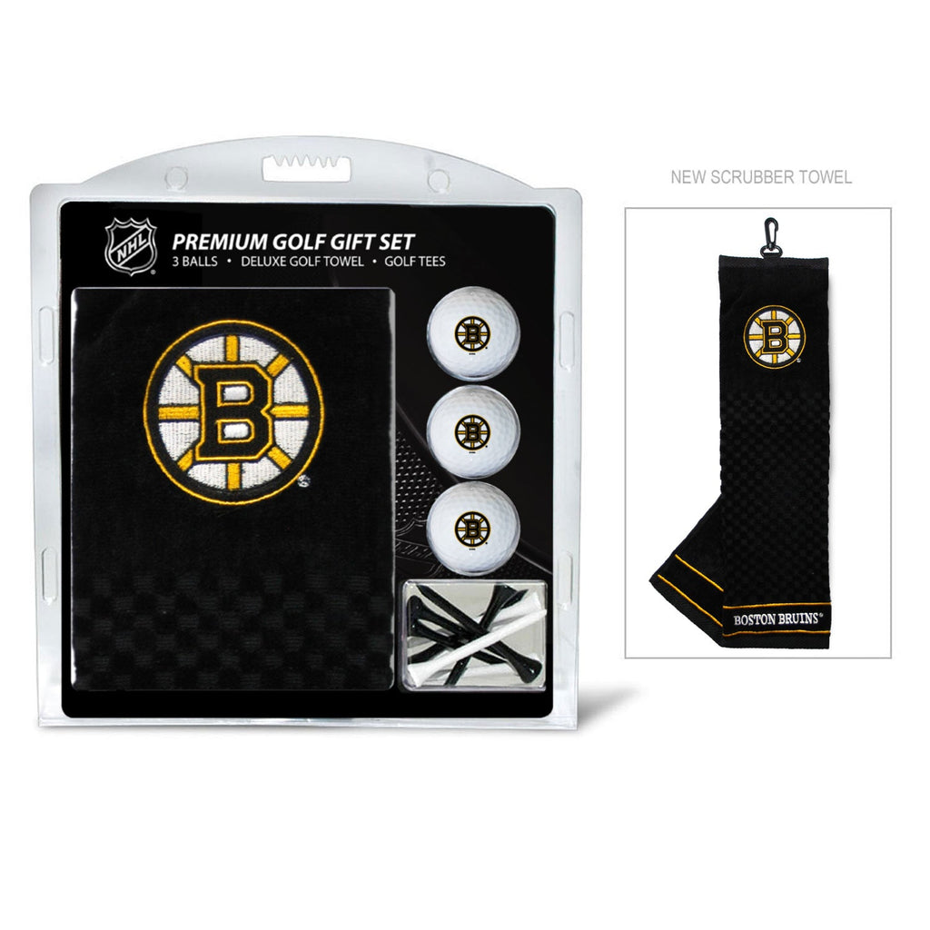 Team Golf BOS Bruins Golf Gift Sets - Embroidered Towel Gift Set - 