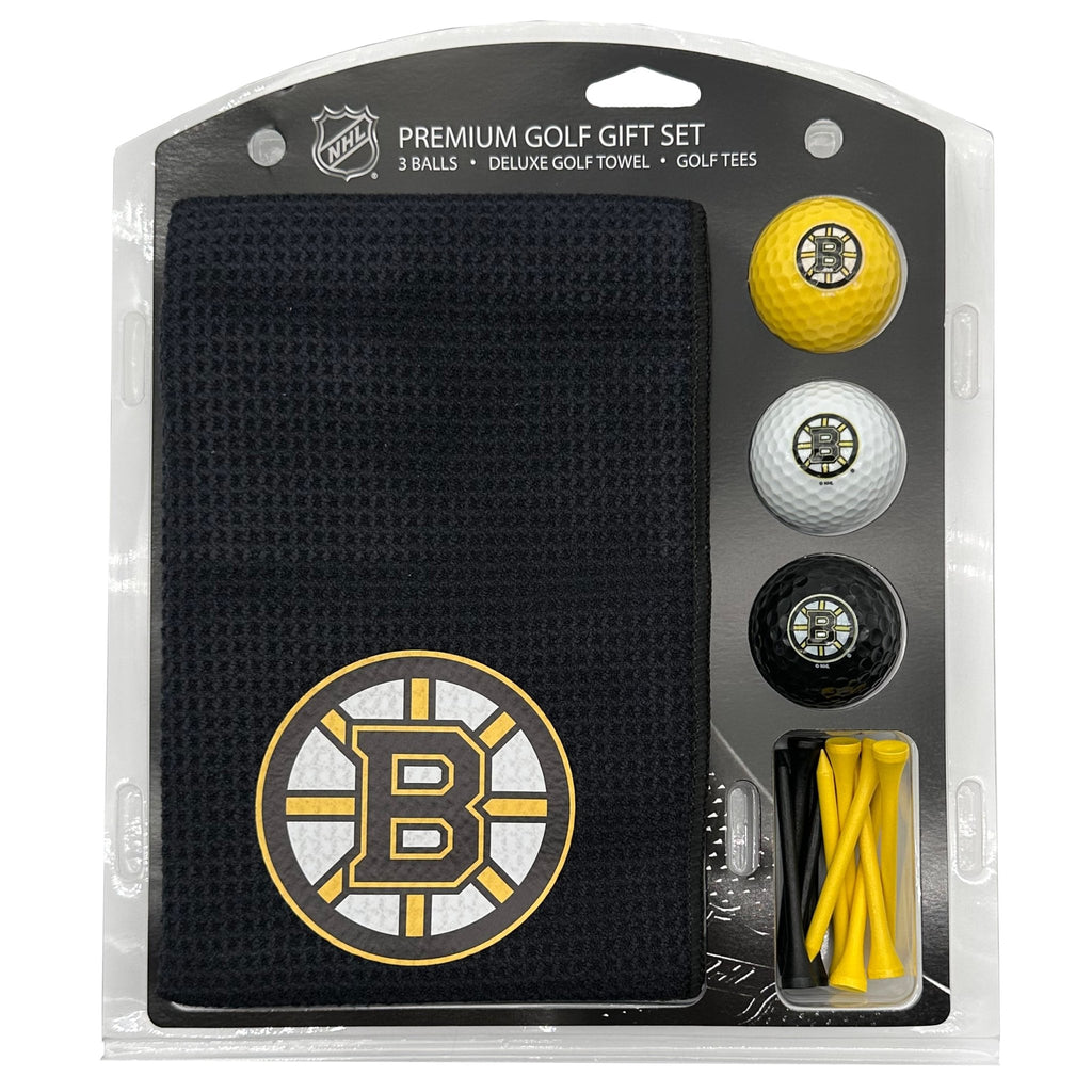 Team Golf BOS Bruins Golf Gift Sets - Microfiber Towel Gift Set - Color - 