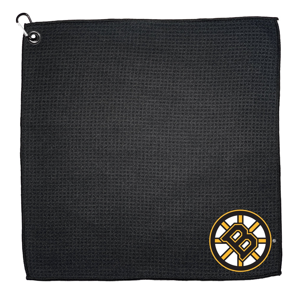 Team Golf BOS Bruins Golf Towels - Microfiber 15X15 Color - 