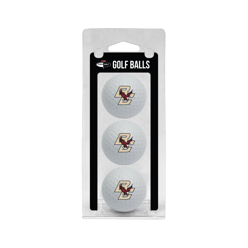 Team Golf Boston College Golf Balls - 3 Pack - White