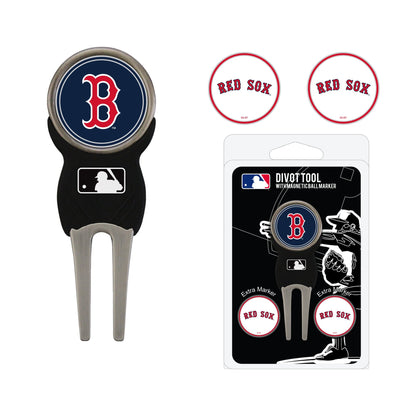Team Golf Boston Red Sox Divot Tools - Signature Divot Tool Pack - 