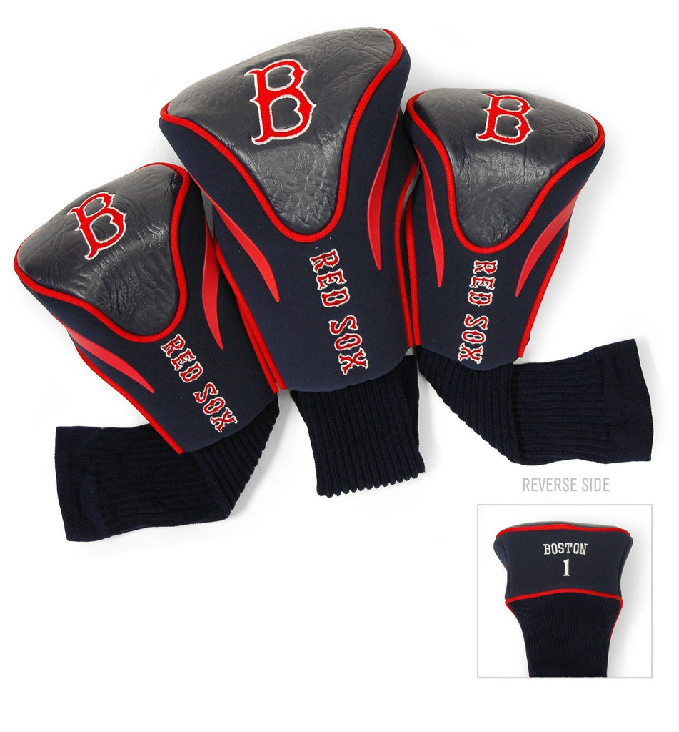 Team Golf Boston Red Sox DR/FW Headcovers - 3 Pack Contour - Embroidered