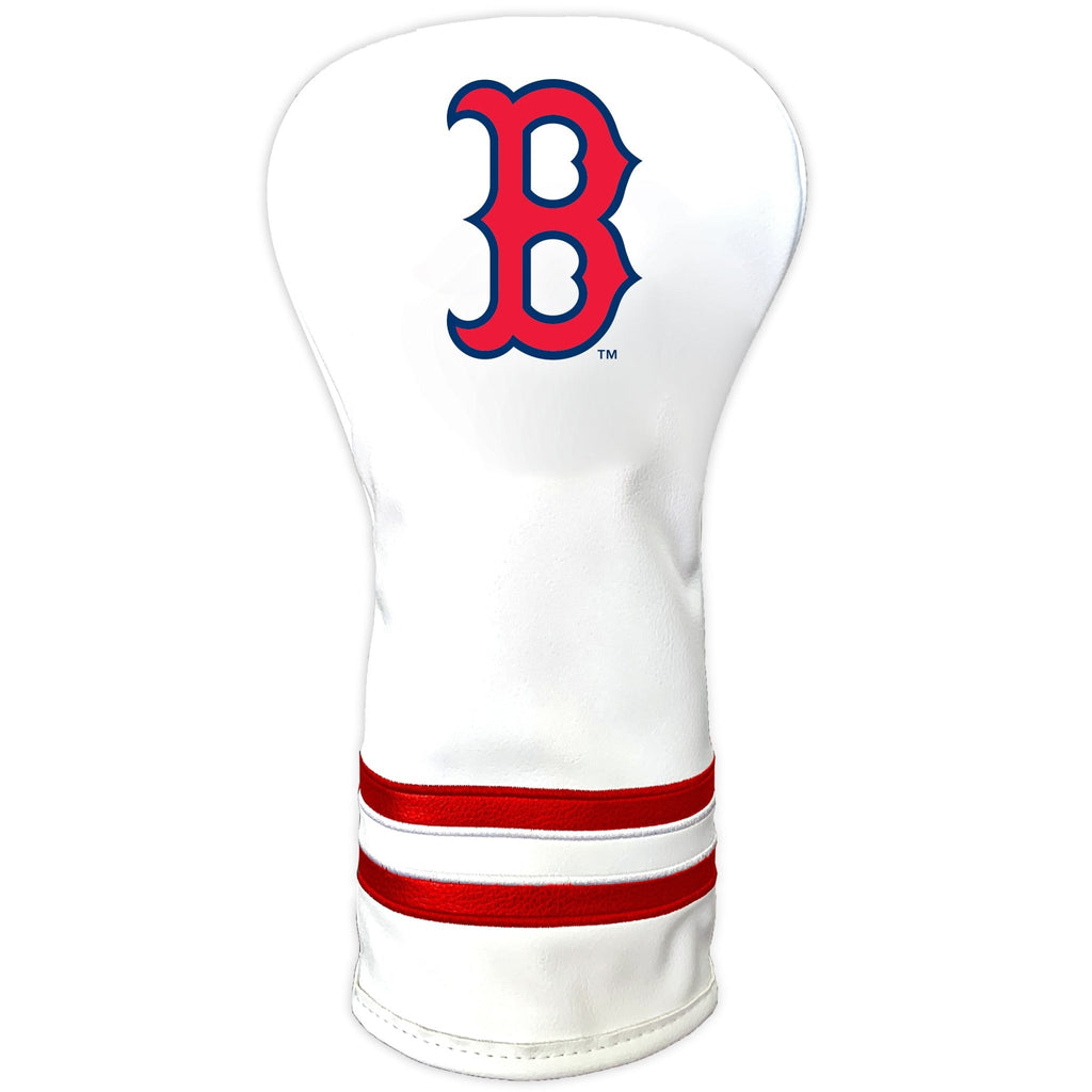 Team Golf Boston Red Sox DR/FW Headcovers - Vintage Driver HC - Printed White