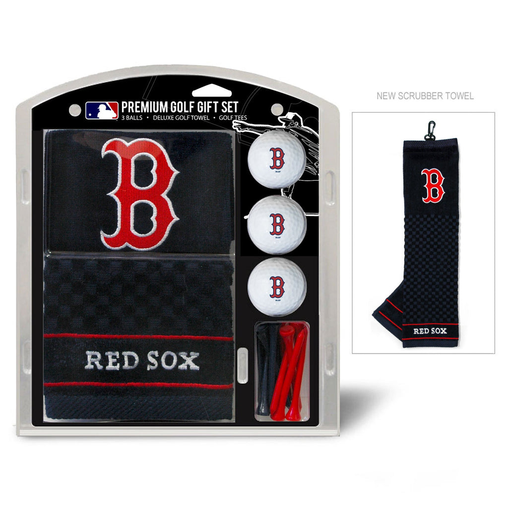 Team Golf Boston Red Sox Golf Gift Sets - Embroidered Towel Gift Set - 