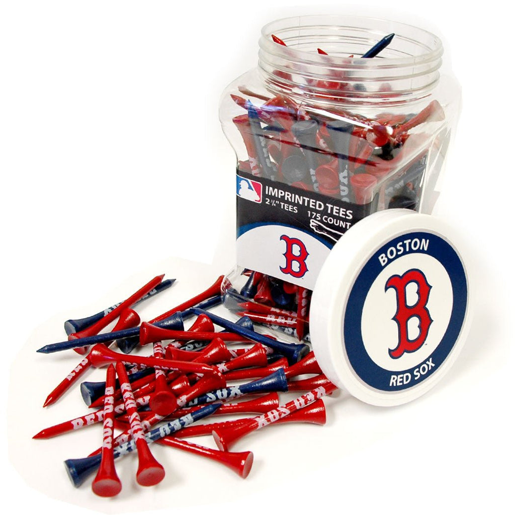 Team Golf Boston Red Sox Golf Tees - 175 Tee Jar - 