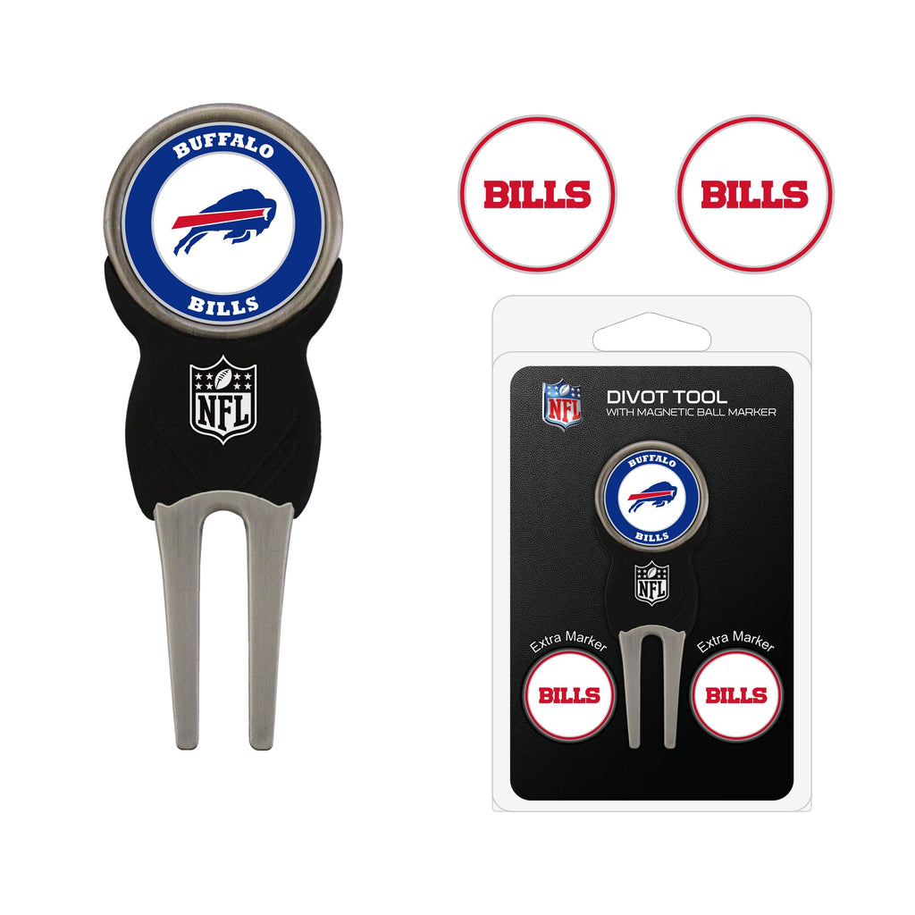 Team Golf BUF Bills Divot Tools - Signature Divot Tool Pack - 