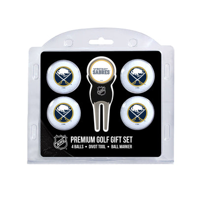 Team Golf BUF Sabres Golf Gift Sets - 4 Ball Gift Set - 