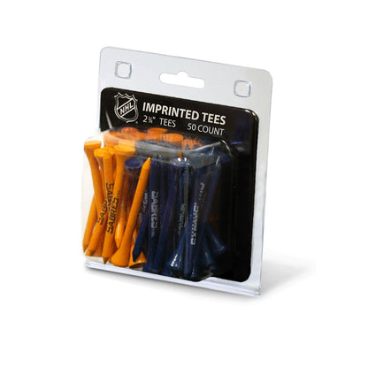 Team Golf BUF Sabres Golf Tees - 50 Tee Pack - 