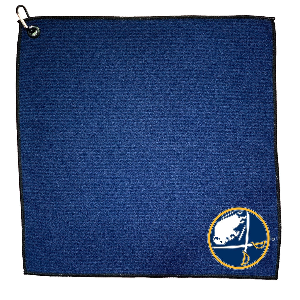 Team Golf BUF Sabres Golf Towels - Microfiber 15X15 Color - 