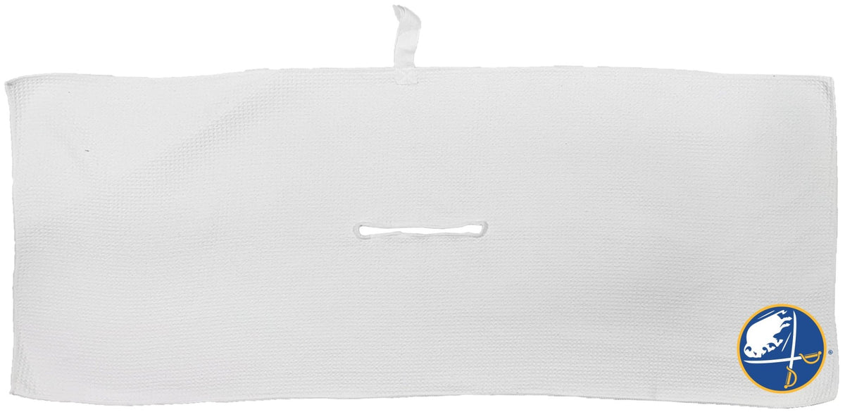 Team Golf BUF Sabres Golf Towels - Microfiber 16X40 White - 