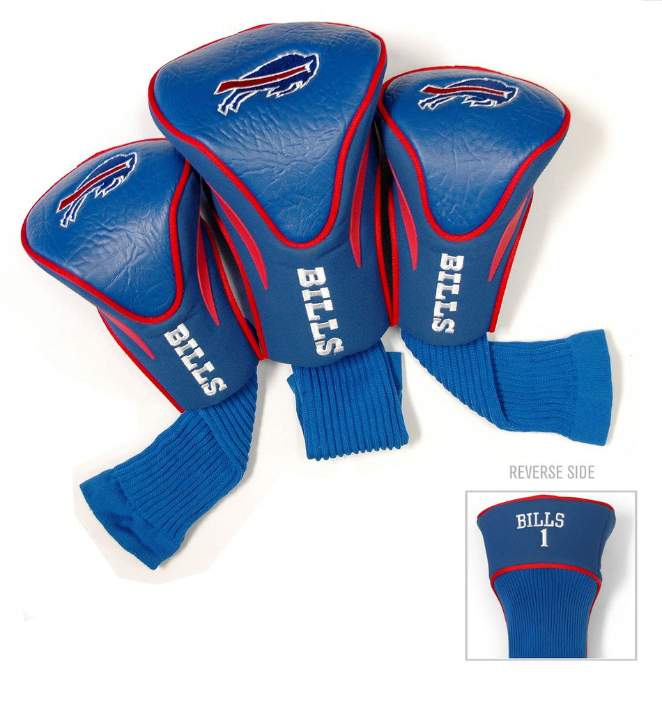 Team Golf Buffalo Bills DR/FW Headcovers - 3 Pack Contour - Embroidered