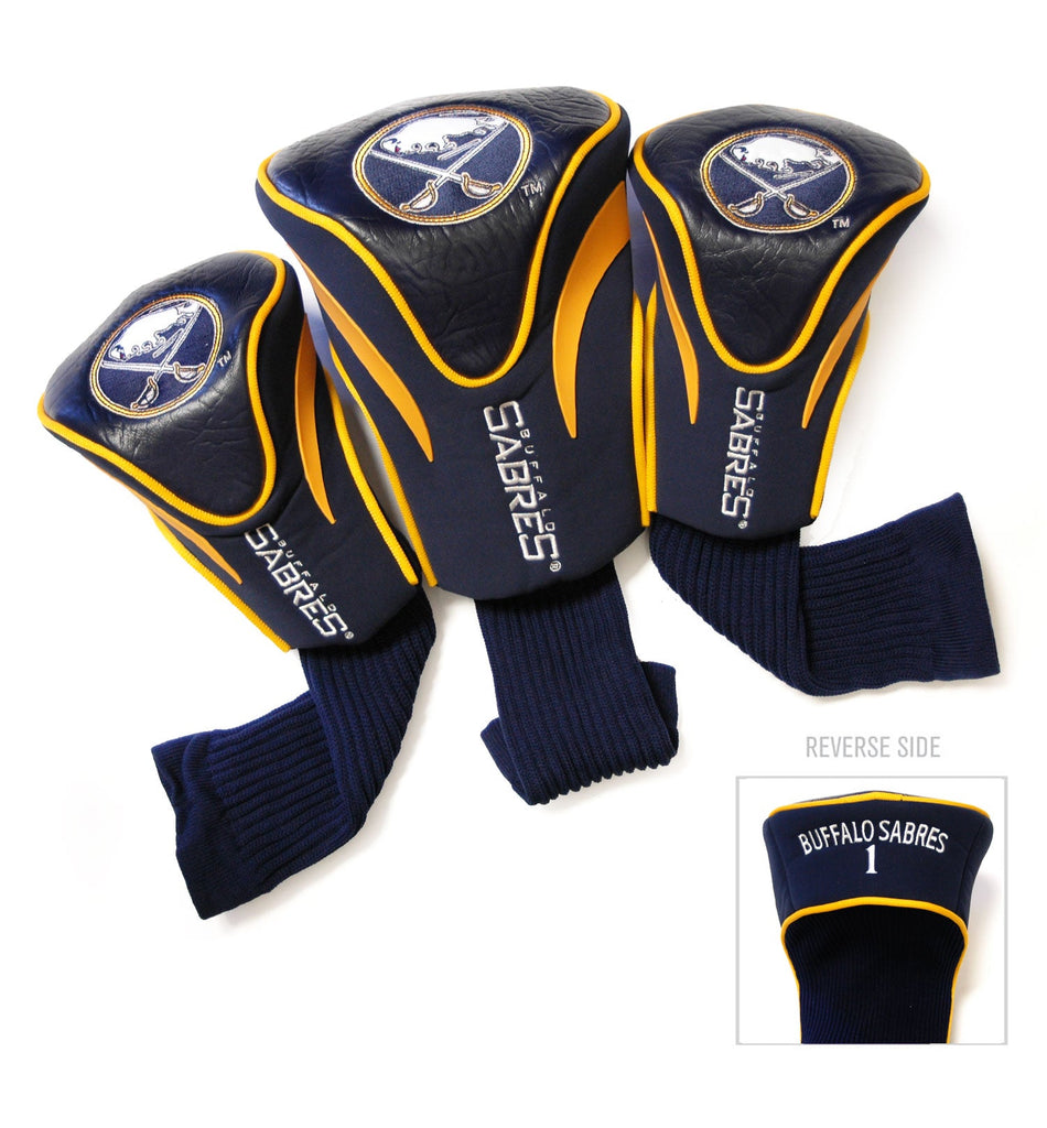 Team Golf Buffalo Sabres DR/FW Headcovers - 3 Pack Contour - Embroidered