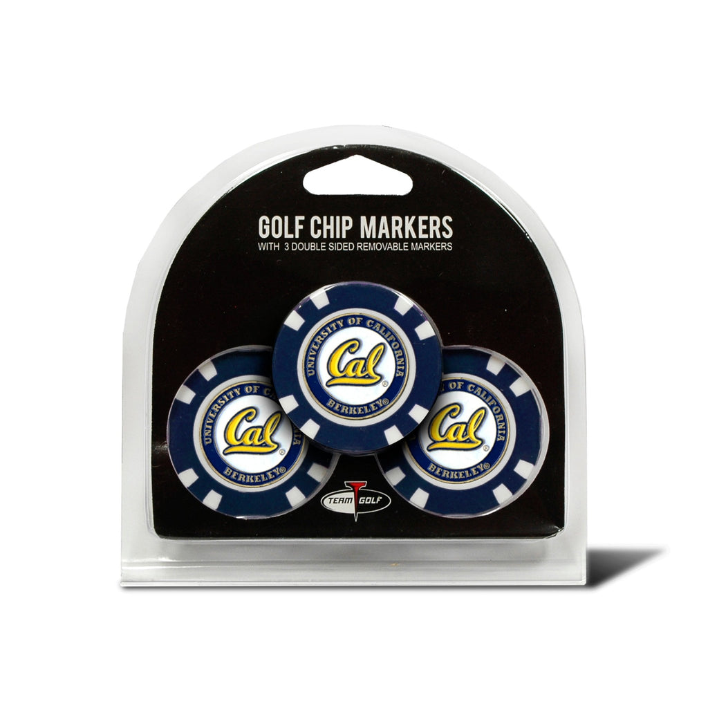 Team Golf CAL Ball Markers - 3 Pack Golf Chip Markers - 