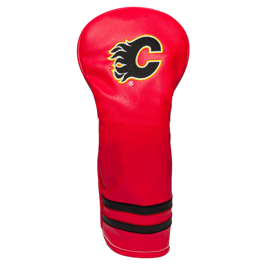 Team Golf Calgary Flames DR/FW Headcovers - Fairway HC - Embroidered