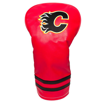 Team Golf Calgary Flames DR/FW Headcovers - Vintage Driver HC - Embroidered