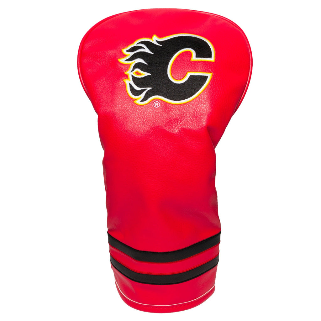 Team Golf Calgary Flames DR/FW Headcovers - Vintage Driver HC - Embroidered