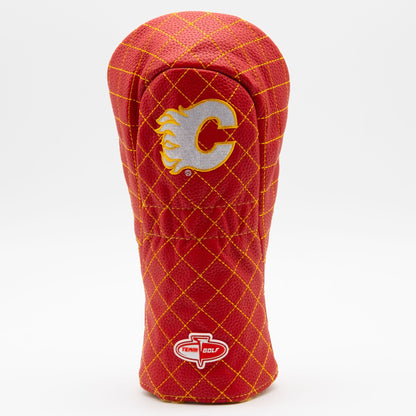 Team Golf Calgary Flames DR/FW Quilted Headcovers - Team Golf USA