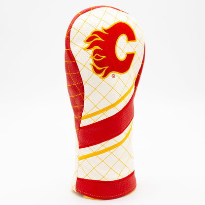 Team Golf Calgary Flames DR/FW Quilted Headcovers - Team Golf USA