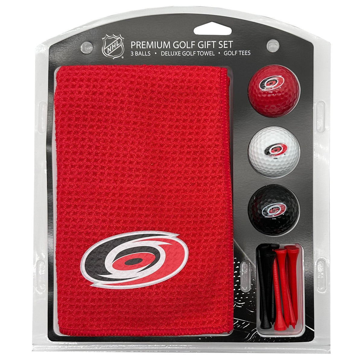 Team Golf CAR Hurricanes Golf Gift Sets - Microfiber Towel Gift Set - Color - 
