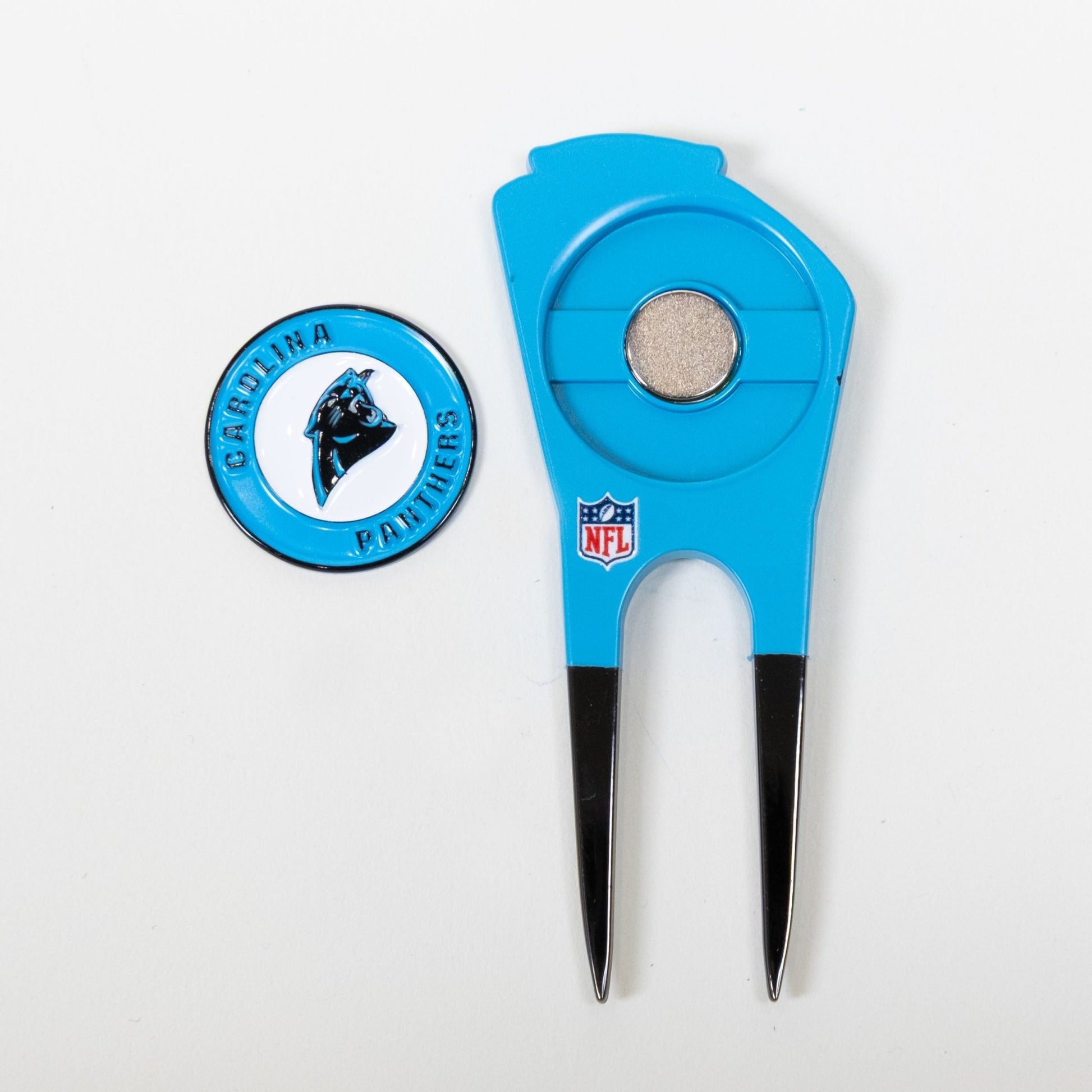 Team Golf CAR Panthers Divot Tools - Custom Shaped - 