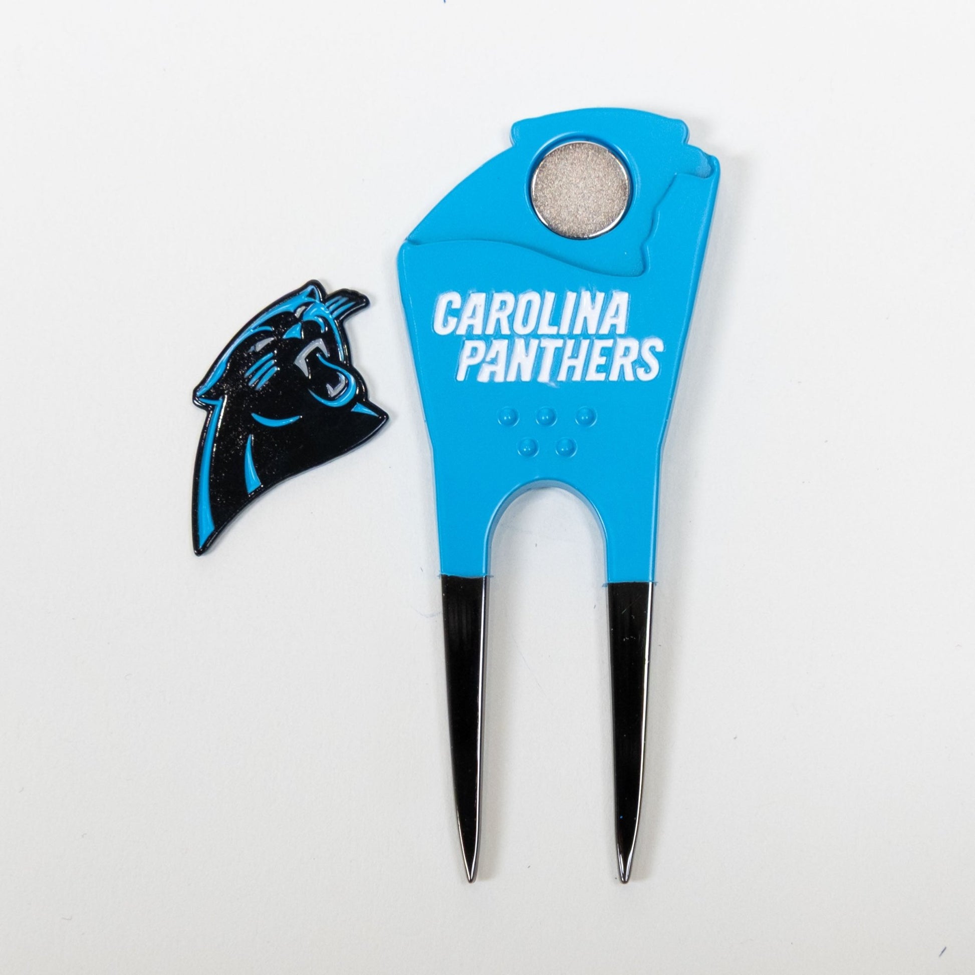 Team Golf CAR Panthers Divot Tools - Custom Shaped - 