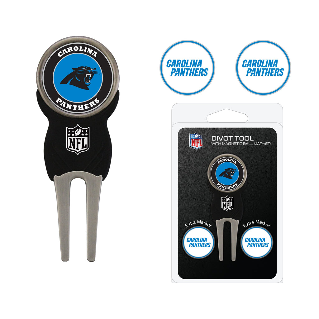 Team Golf CAR Panthers Divot Tools - Signature Divot Tool Pack - 