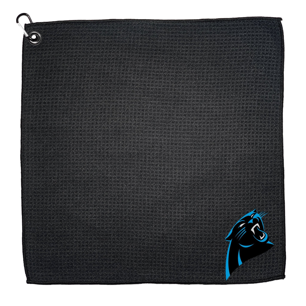 Team Golf CAR Panthers Golf Towels - Microfiber 15X15 Color - 