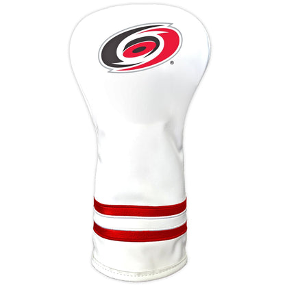 Team Golf Carolina Hurricanes DR/FW Headcovers - Vintage Driver HC - Printed White