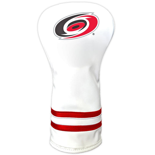 Team Golf Carolina Hurricanes DR/FW Headcovers - Vintage Driver HC - Printed White