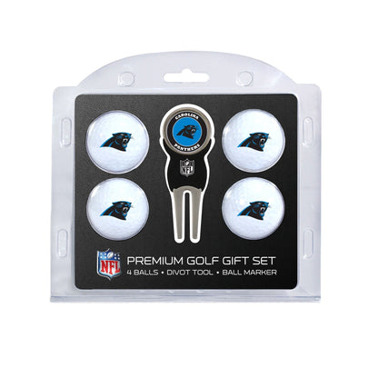 Team Golf Carolina Panthers Golf Gift Sets - 4 Ball Gift Set -
