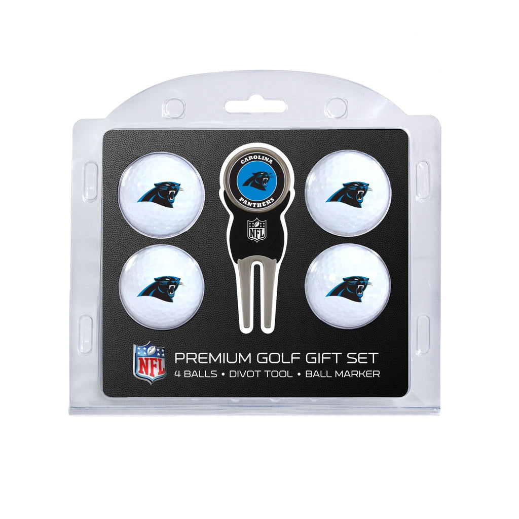 Team Golf Carolina Panthers Golf Gift Sets - 4 Ball Gift Set -