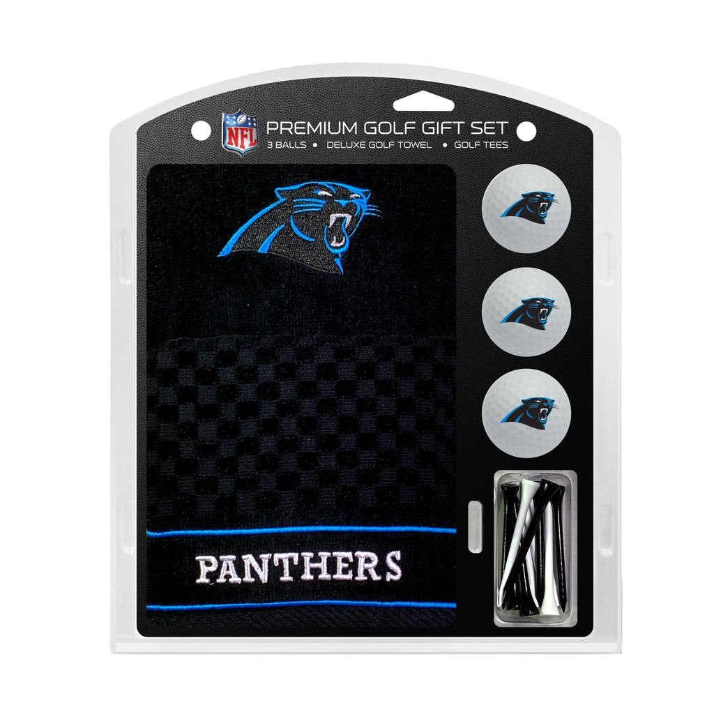 Team Golf Carolina Panthers Golf Gift Sets - Embroidered Towel Gift Set -