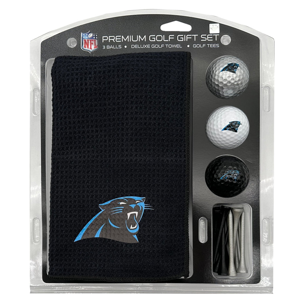 Team Golf Carolina Panthers Golf Gift Sets - Microfiber Towel Gift Set-Color -