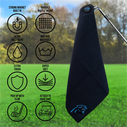 Team Golf Carolina Panthers Magnetic Golf Towel - Team Golf USA