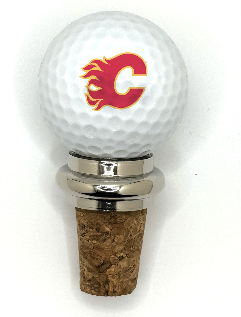 Team Golf CGY Flames Cork Wine Stopper - 