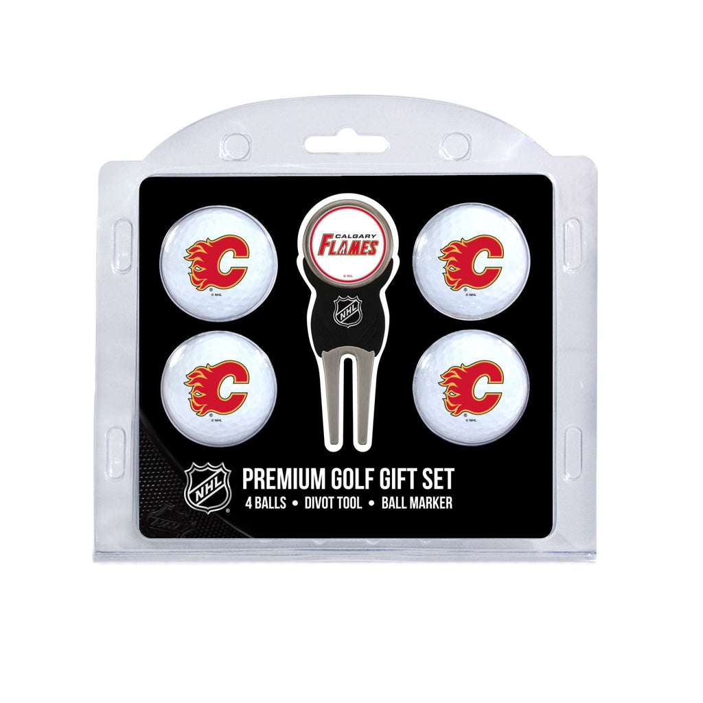 Team Golf CGY Flames Golf Gift Sets - 4 Ball Gift Set - 