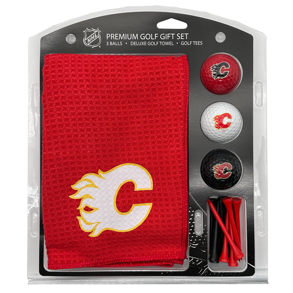 Team Golf CGY Flames Golf Gift Sets - Microfiber Towel Gift Set - Color - 