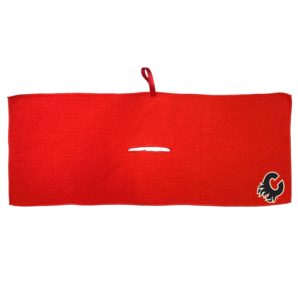 Team Golf CGY Flames Golf Towels - Microfiber 16x40 Color - 