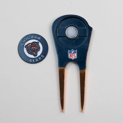 Team Golf CHI Bears Divot Tools - Custom Shaped - 
