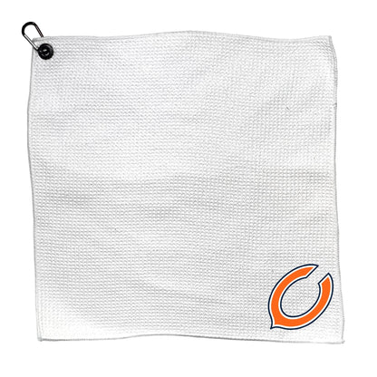 Team Golf CHI Bears Golf Towels - Microfiber 15X15 White - 