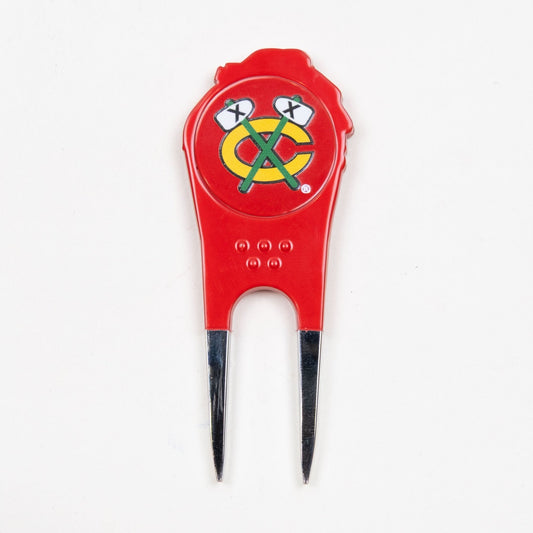 Team Golf CHI Blackhawks Divot Tools - Custom Shaped - 