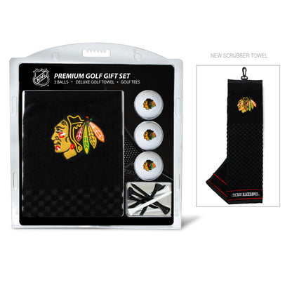 Team Golf CHI Blackhawks Golf Gift Sets - Embroidered Towel Gift Set - 